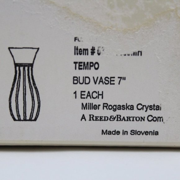 Miller Rogaska Crystal by Reed & Barton Bud Vase - Picture 10 of 15
